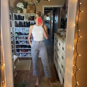 Urban outfitters high waisted grey trousers